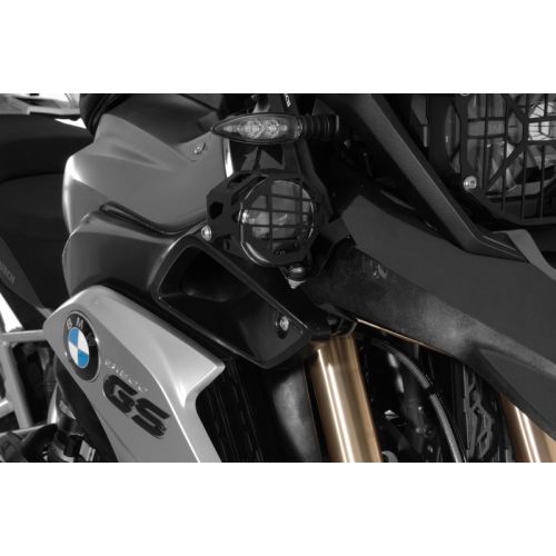 01-045-5473-0 Set of LED auxiliary headlights, fog right/full beam headlight left, black aluminium for BMW R1200GS from 2013