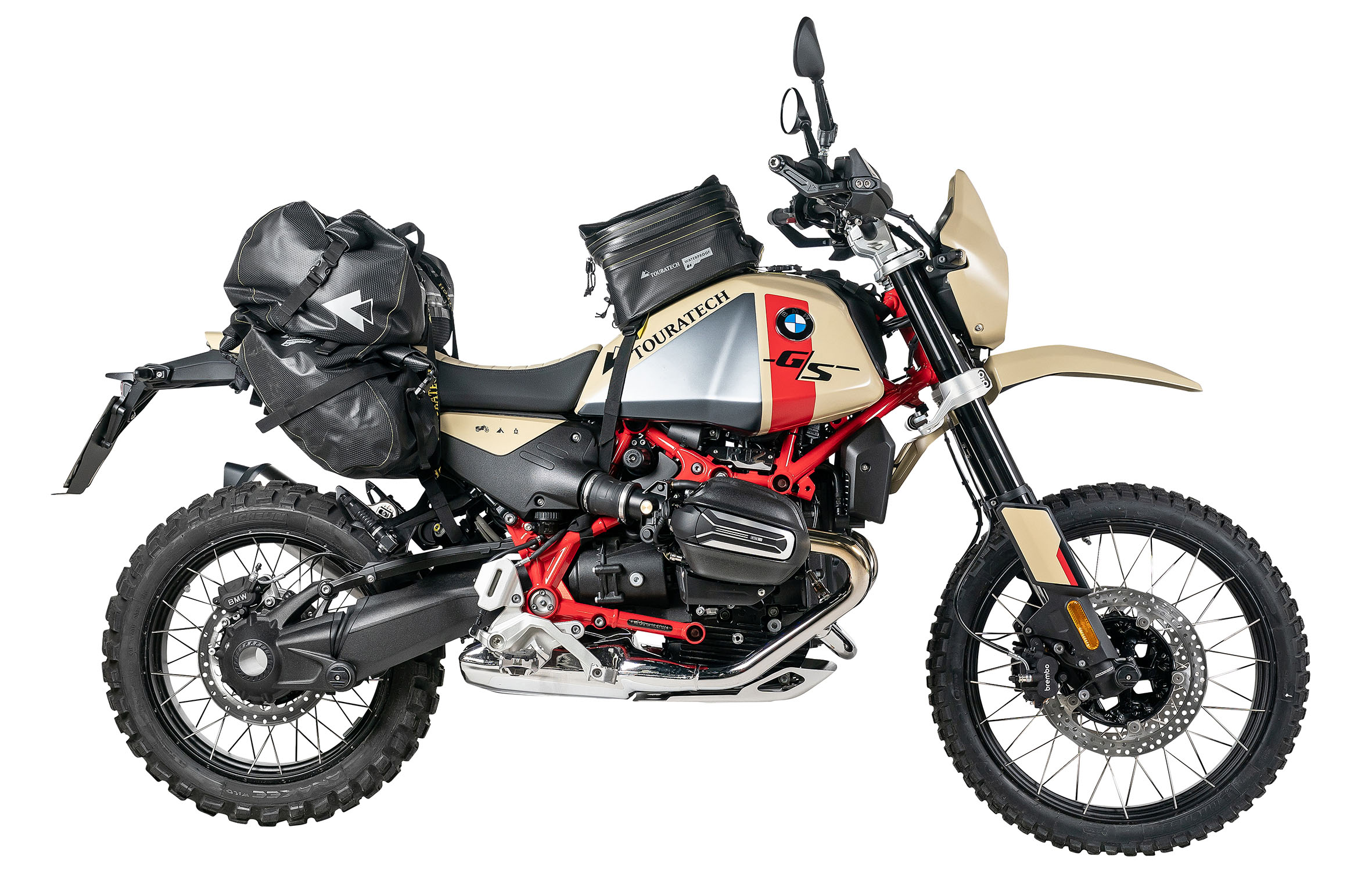 Comprehensive range:  The Touratech accessories package for the BMW R 12 G/S